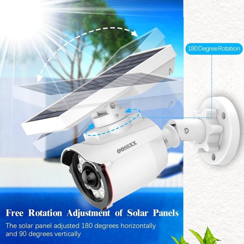 (Wire Free Solar Motion Light) Motion Sensor Solar Powered Outdoor