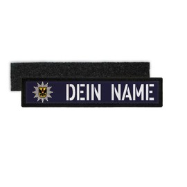 Copytec Patch Name Plate BPOL Stripes Uniform Federal Police Name #34950