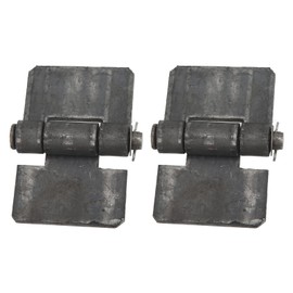Aramox Door Welding Hinges, 2 Pcs Door Butt Hinge 106 X 75 X 5mm Door Bearing Weld On Butt Hinges for Trailer, Durable and Long-lasting