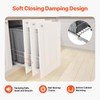VEVOR Pull-Out Trash Can, 50 QT x2 Double Under Mount