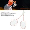 Sports Straight Beat Badminton Racket with Anti Skid Handle Glassy