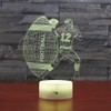 SUPERHONGJIHAO Night Light for Children, 3D Rugby LED Lamp with
