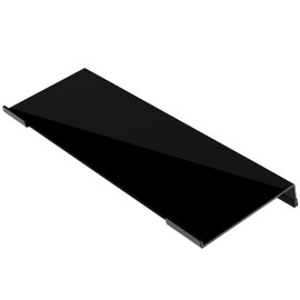 Egchi Acrylic Computer Keyboard Stand for Desk, Keyboard Riser Tilt Lift, Keyboard Holder for Desktop, Desk Keyboard Lifter（Black）