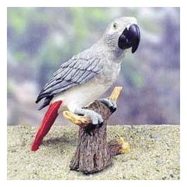 Conversation Concepts African Grey Parrot Figurine