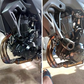 ZYAKOMO Fit for 2025 Kawasaki Ninja 650 KRT 2024 Ninja650 2017-2021 2023 2024 2025 Z650 Z 650 CNC Motorcycle Frame Sliders Crash Pad Falling Protection