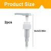 SGERUFZ Pack of 2 Dosing Pump Syrup Screw Bottle Dosing