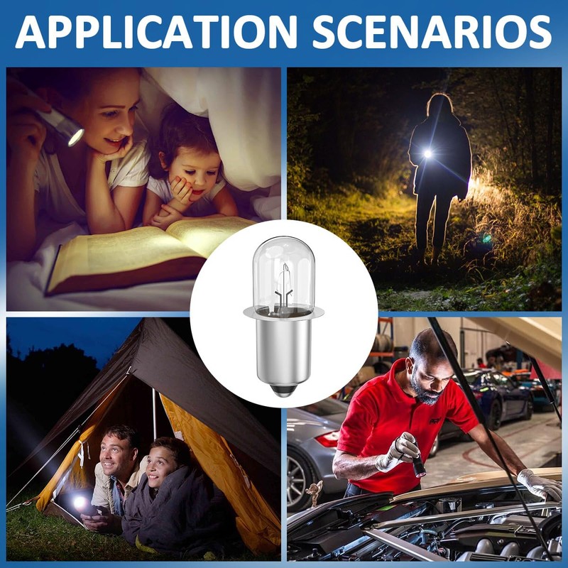 EAGLEGGO 18 Volt Xenon Bulb for M18 Flashlight, V18 Worklight,