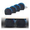 MORNYRAY Tire Covers 4 Pack,Waterproof Anti-UV Snow Sun Rain Tire