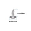 QUARKZMAN 2 x 6 mm Self-Tapping Screws x 50 Pieces