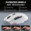 DAREU A955 Wireless Gaming Mouse with RGB Charging Dock: Tri-Mode