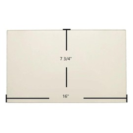 Total Hearth Treemont Ceramic Glass Panel – 16" x 7 3/4"