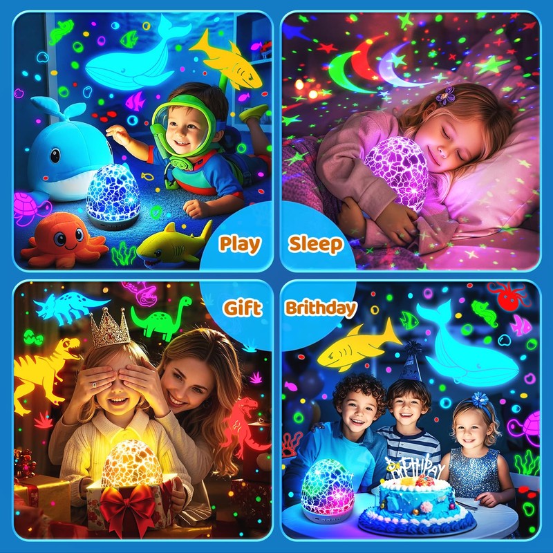 Baby Sound Machine Night Light Projector | 15 Sleeping Sounds