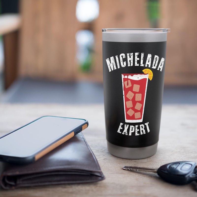 Michelada Expert Mexican Cerbeza Coctel Limon Spicy Camaron Stainless Steel