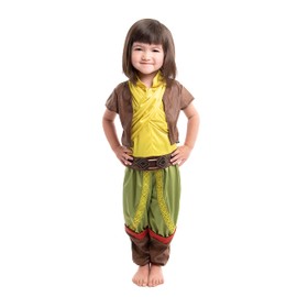 Little Adventures Deluxe Dragon Princess Dress Up Costume (Medium Age 3-5) Deluxe Dragon Princess Dress Up Costume - Machine Washable Child Pretend Play Party Dress-Up