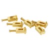 6 Pcs Electric Guitar Bridge Saddle Standard Zinc Alloy Guitar