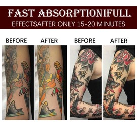 Tattoo Aftercare Butter Cream, 2 Pack Tattoo Aftercare Balm, Old & New Tattoo Moisturizer Healing Brightener for Color Enhancing, Natural Organic Tattoo Cream