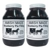 Amish Pie Filling - TWO 32 Oz Jars (Blueberry)