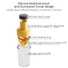 Sugar Dispenser Bottle - Glass Sugar Shaker for Coffee, Cereal,