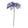 Vickerman 22" Lavender Velvet Sheen Glitter Trim Poinsettia Stem, 4