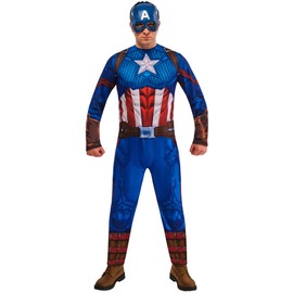 Rubies Official Captain America Classic Adult, Size Small Halloween