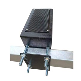 Olamochi Trailer Step Boat Yacht Trailer Step Carbon Steel Step with Non-Slip Rubber Pad