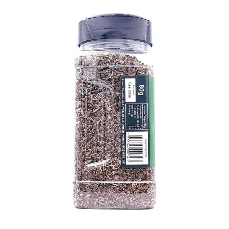 Organic Sage | 70g | Certfied Organic Dried Sage by