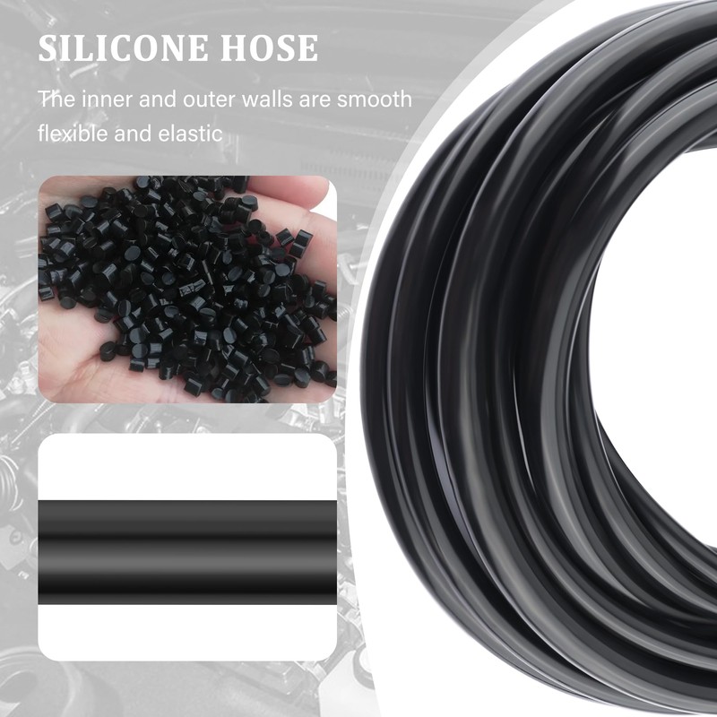 6PCS 5Ft Vacuum Line,Multipurpose Vacuum Lines Automotive for Car Engine,1/8"