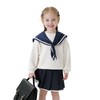 marc & janie Baby Girls Preppy Style Detachable Sailor Collar