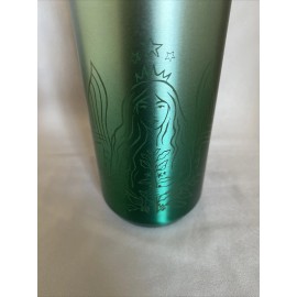 Starbucks 50th Anniversary Mermaid Stainless Steel Tumbler 16 Oz 2021. NWT!