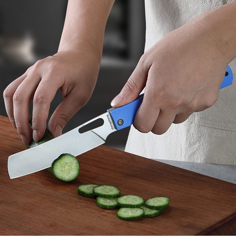 ZhengSheng Folding Chef Knife 4.8" Sharp 440A Stainless Steel Blade