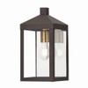 Livex Lighting 20582-07 Nyack 1 Light Outdoor Wall Lantern, Bronze