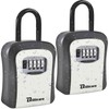BRILLIRARE 2 Pack Key Lock Box, Waterproof 4 Digits Combination