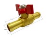 Lophtnix 5/8" Barb PEX Valve, 16mm OD Brass Ball Valve