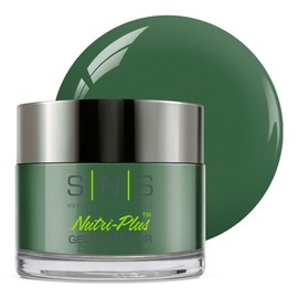SNS Nail Dip Powder, Gelous Color Dipping Powder - Impossible Panorama (Green) - Long-Lasting Dip Nail Color Lasts 14 Days – Low-Odor & No UV Lamp Required - 1 oz