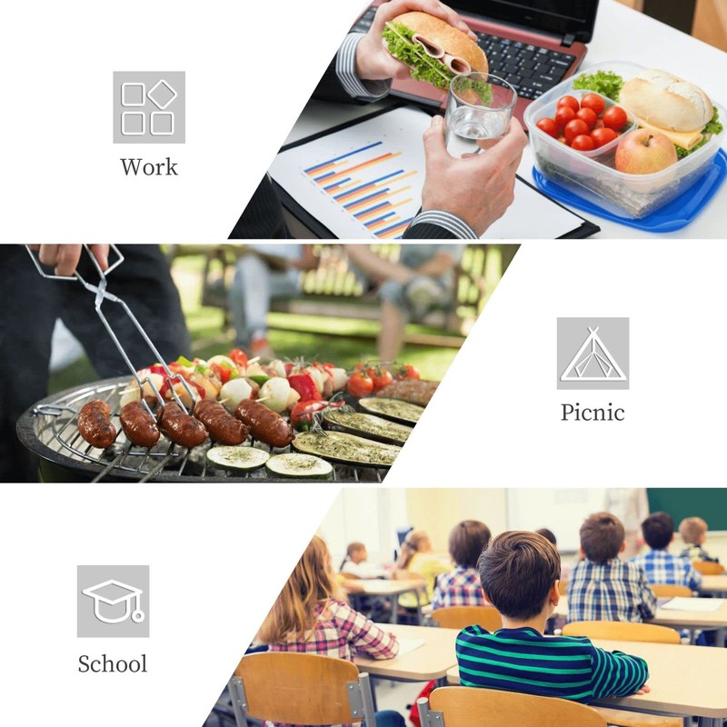 Duduho Little Daisy Flowers Lunch Bag Large Tote Bag Reusable