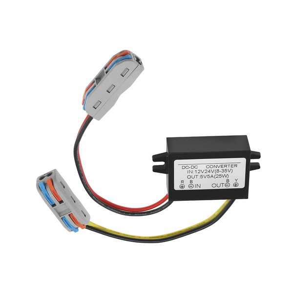 eMagTech IP67 Waterproof DC-DC Converter with Quick Coupling Cable Connector