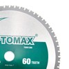 TOMAX 12 Inch 60 Tooth Industrial Level Steel and Ferrous
