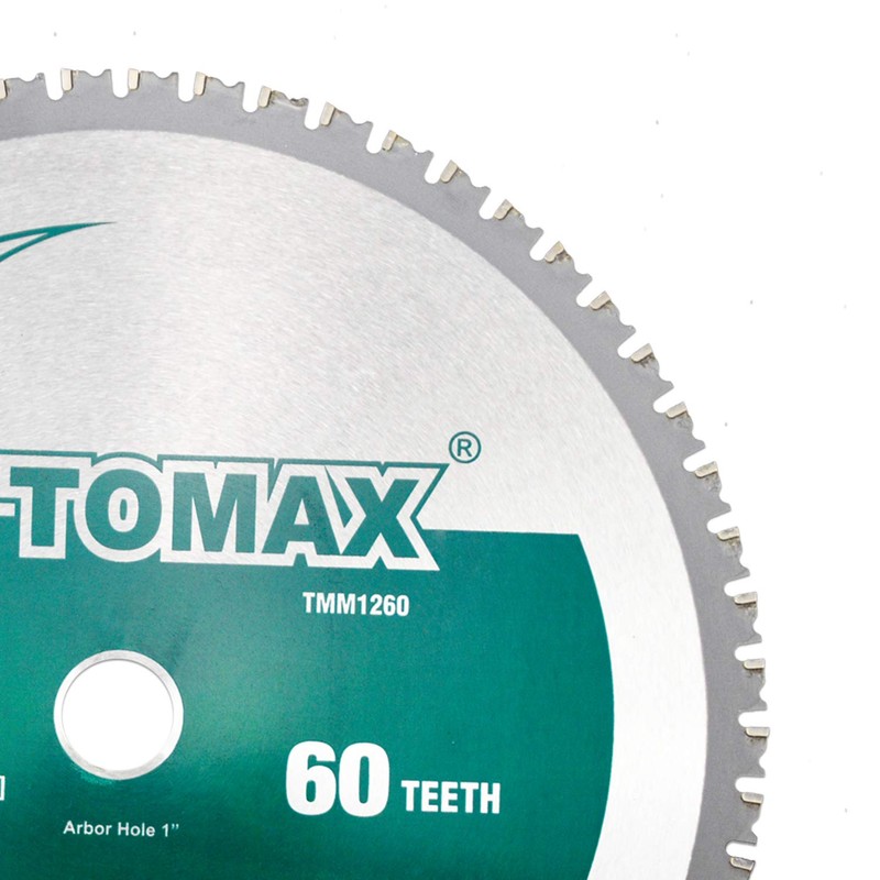 TOMAX 12 Inch 60 Tooth Industrial Level Steel and Ferrous