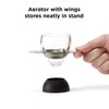 Rabbit Wine, Wine Aerator with Sediment Strainer and Stand, Hand-Free