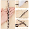 Letinstyle 2.5 Iarde 0.39 Pollici Hot Fix Nailhead Trim, Borchie