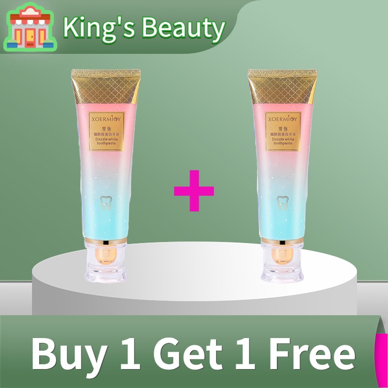 Nicotinamide Teeth Whitening toothpaste Remove Tartar Pemutih gigi kuning pembersih