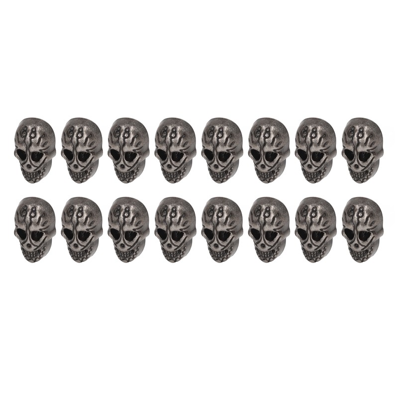 50sets Skull Rivets Single 25x16mm DIY Ghost Head Punk Style