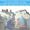 2 Pack Refrigerator Freezer Compressor PTC Starter Relay, 4 Pins