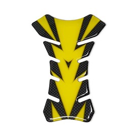 3D Tank Protections for Motorcycle, Colours, Yellow and Carbon