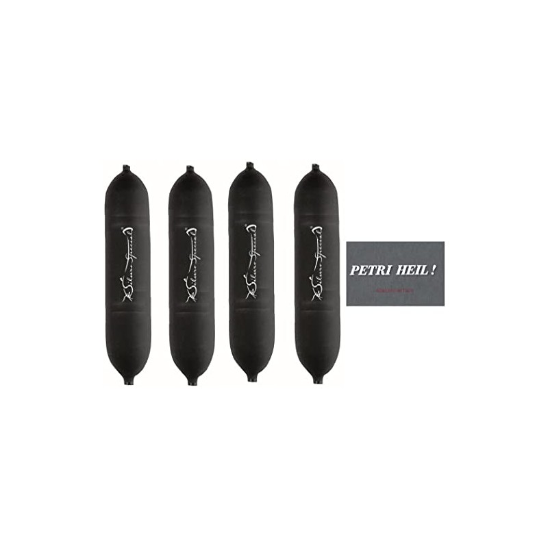 Set of 4 Underwater Floats Black 1.5-60 g U Float
