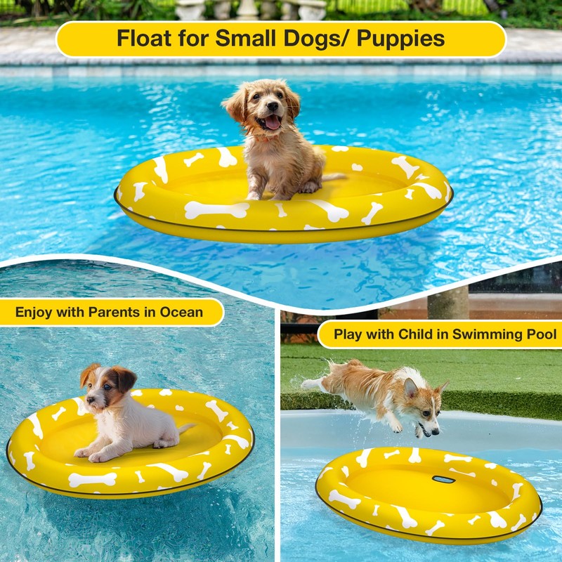 Pet Soft Dog Float Raft - Inflatable Dog Swimming Float