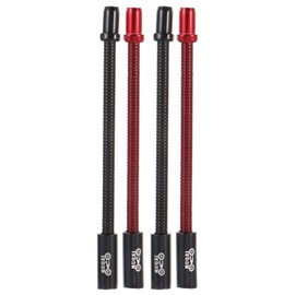 V Brake Noodles V Brake Noodle Cable Flexible Bike V Brake Noodle Caliper Elbow Inner Tube Bicycle Cycling Replacement Brake Parts Black Red 4pcs V Brake Elbow Tube