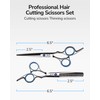 ULG Hair Cutting Scissors, Thinning Scissors Set, Professional Hairdressing Texturing