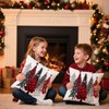 Artmag Christmas Tree Pillow Covers 16x16 Inch Set of 2,