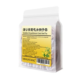 Dandelion Chrysanthemum Cassia Seed Tea 10.58 oz 30 Teabags, 10g/bag - Burdock Root Goji Berries Combination of Floral Tea 300g